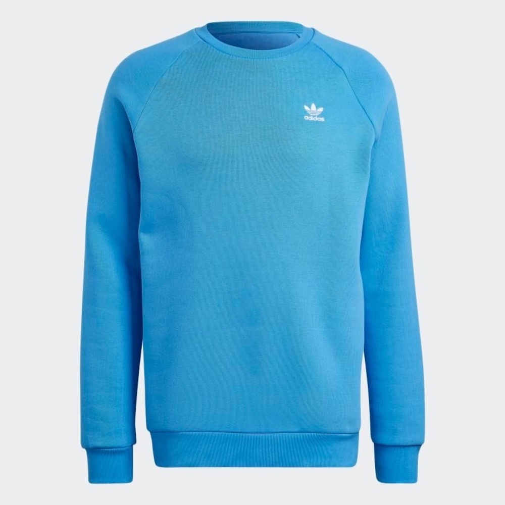 Adidas Originals Adicolor Essentials Trefoil Crewneck Sweatshirt Blue Mens L